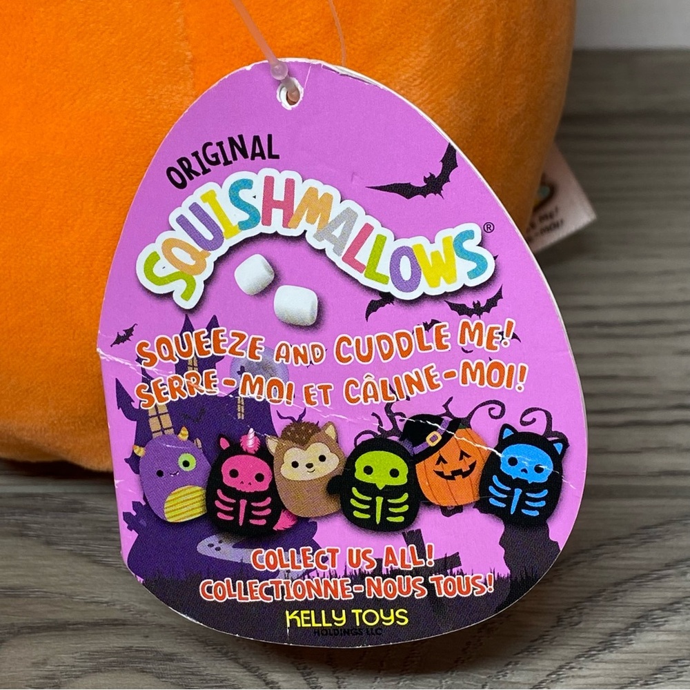 Squishmallows Halloween 2 Set Grace Ghost & Paige Pumpkin Plush Toy KellyToy NWT - Picture 11 of 16